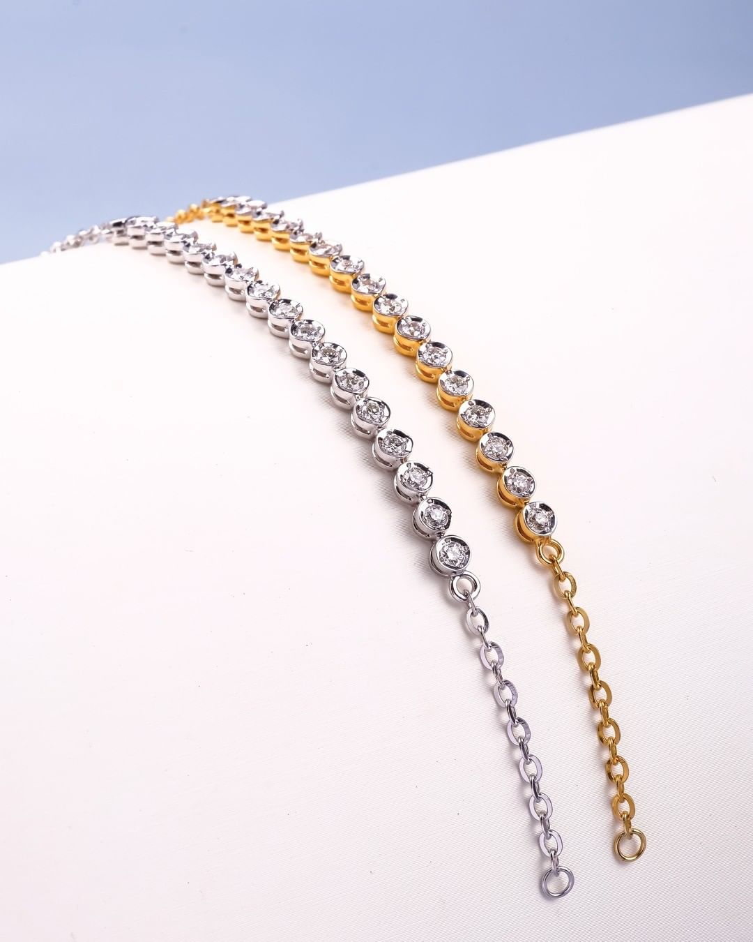 Half & Half Diamond Bracelet | Meira T diamond tennis bracelet - Freedman  Jewelers