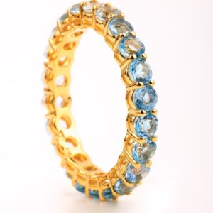 Full and Fine Aquamarine Ring