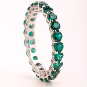 Full and Fine Emerald Ring