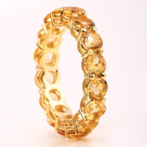 Full and Grand Citrine Ring