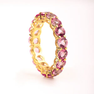 Full and Grand Pink Tourmaline Ring