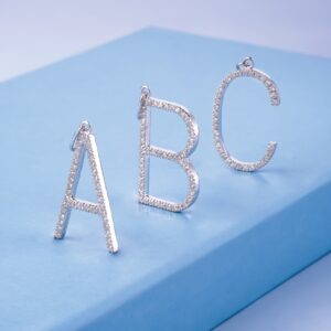 Natura Diamond Initial Pendant