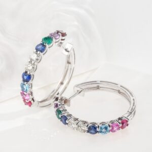 CREATE YOUR OWN HALF LOVE ETERNITY EARRINGS