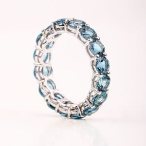 Full and Grand Aquamarine Ring