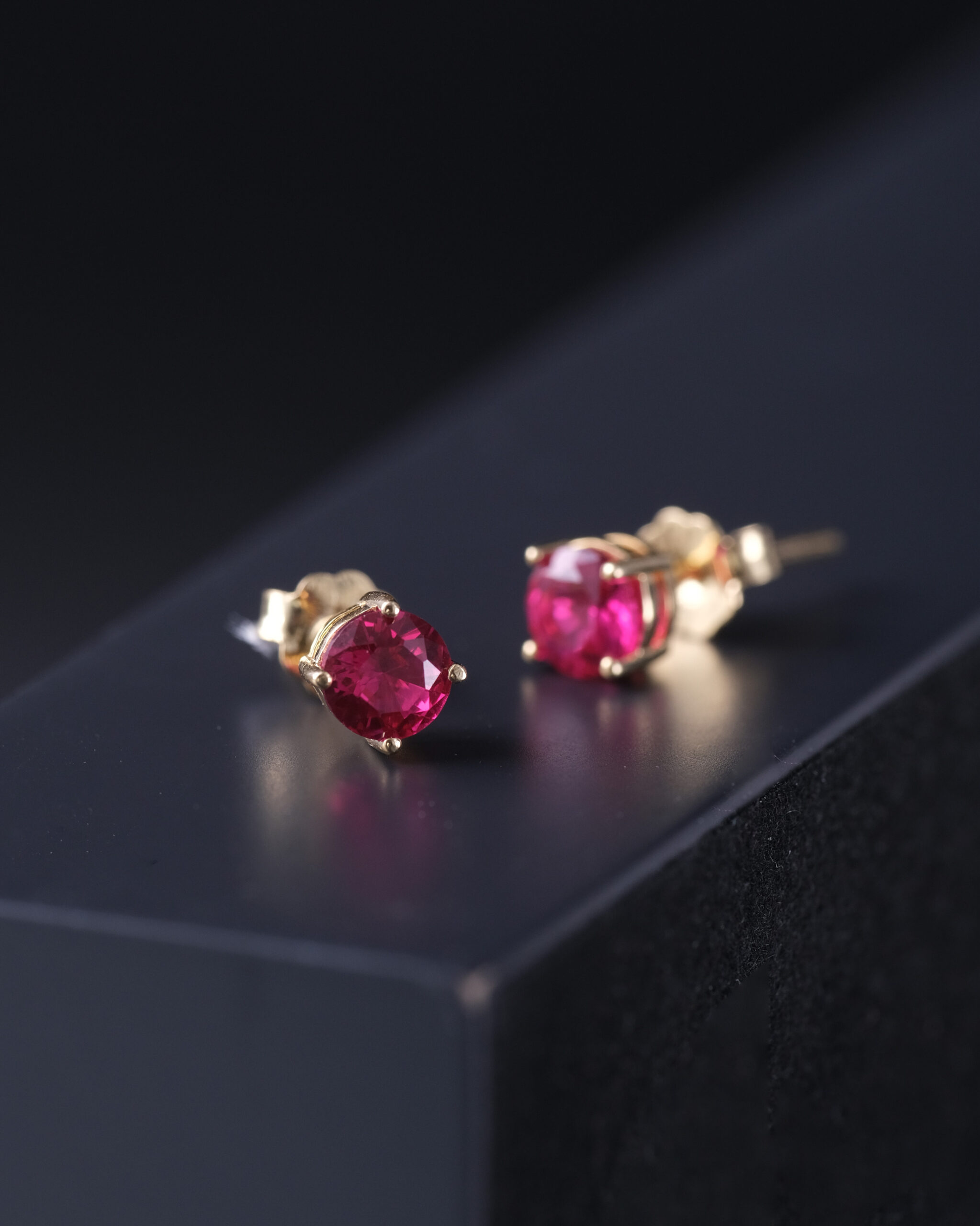 Rima Ruby Earrings