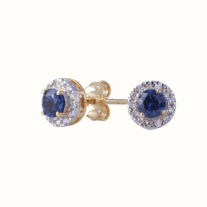 Bella "Blue Sapphire" Earrings